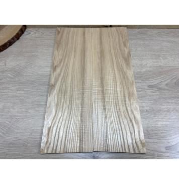 Ясень Оливковый Волнистый заготовка на топ для Тревел гитары Смешанный ААА Волна А 8,5х142х460 мм - 2 шт. (книжкой)-3