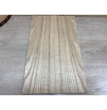 Ясень Оливковый Волнистый заготовка на топ для Тревел гитары Смешанный АА Волна АА 8х142х465 мм - 2 шт. (книжкой)-1