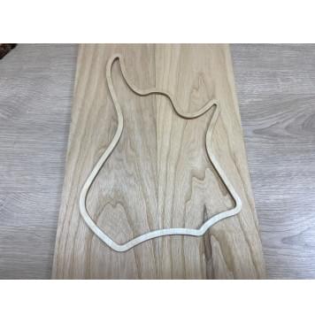 Ясень Белый заготовка на топ Тангент АА 12х156х510 мм - 2 шт. (книжкой)-1