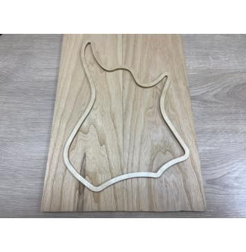 Ясень Белый заготовка на топ Тангент АА 12х156х510 мм - 2 шт. (книжкой)-2