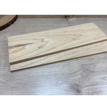 Ясень Белый заготовка на топ Тангент АА 12х156х510 мм - 2 шт. (книжкой)-3