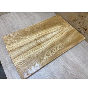 Ясень Оливковый Волнистый заготовка на топ для Тревел гитары Смешанный ААА Волна АА 19х155х500 мм - 2 шт. (книжкой)-2