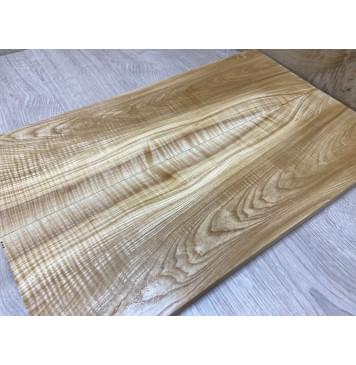 Ясень Оливковый Волнистый заготовка на топ для Тревел гитары Смешанный ААА Волна АА 19х155х500 мм - 2 шт. (книжкой)-0