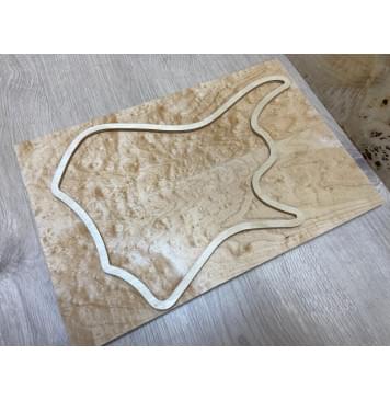 Клён Облачко заготовка на топ для Тревел гитары Тангент ААА Волна ААА 11х136х400 мм - 2 шт.(книжкой)-2