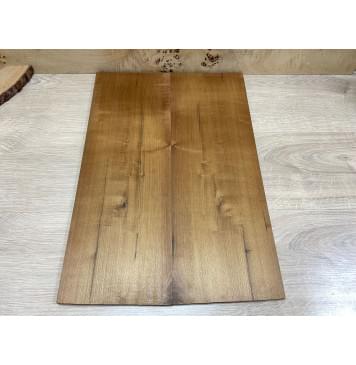 Клён Белый (Печёный) заготовка на топ Смешанный А 9х187х530 мм - 2 шт.(книжкой)-0