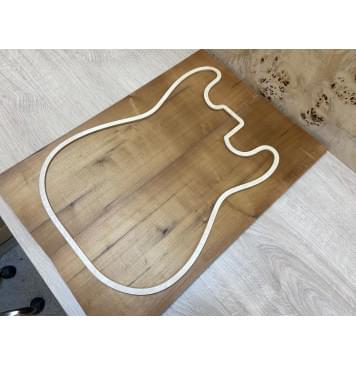 Клён Белый (Печёный) заготовка на топ Смешанный А 9х187х530 мм - 2 шт.(книжкой)-2