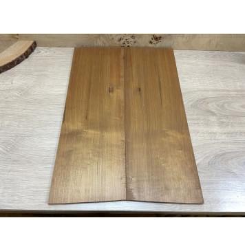 Клён Белый (Печёный) заготовка на топ Смешанный А 7х186х535 мм - 2 шт.(книжкой)-0