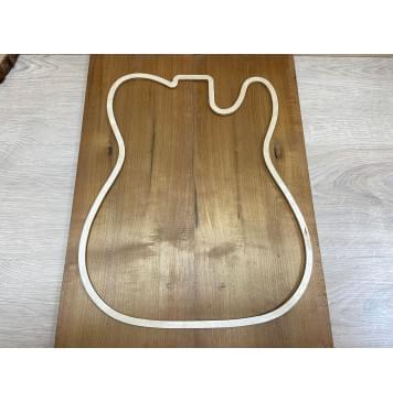 Клён Белый (Печёный) заготовка на топ Смешанный А 7х186х535 мм - 2 шт.(книжкой)-2