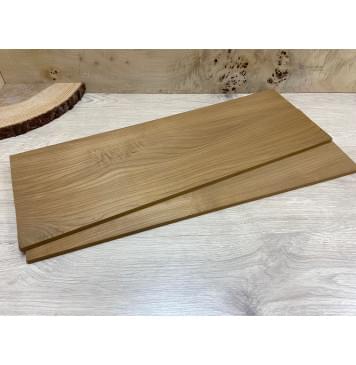 Клён Белый (Печёный) заготовка на топ Смешанный ААА 9х187х560 мм - 2 шт.(книжкой)-3