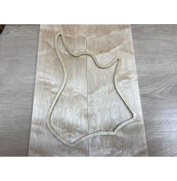 Клён Американский заготовка на топ для Тревел гитары Смешанный АА 9х160х440 мм - 2 шт. (книжкой)-3