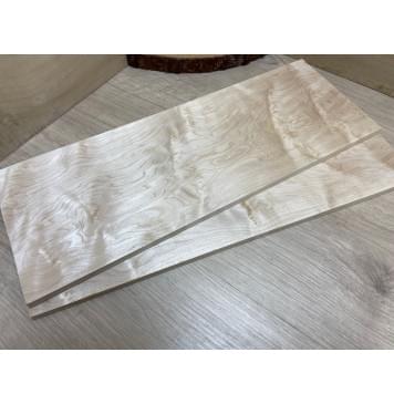 Клён Американский заготовка на топ для Тревел гитары Смешанный АА 9х160х440 мм - 2 шт. (книжкой)-2