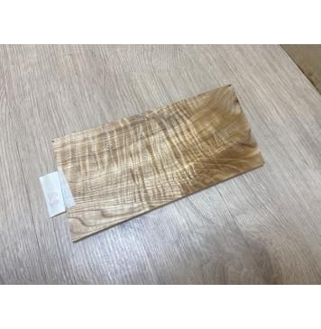 Ясень Оливковый Волнистый заготовка накладки на головку грифа Смешанный ААА Волна АА 6х110х225 мм-4