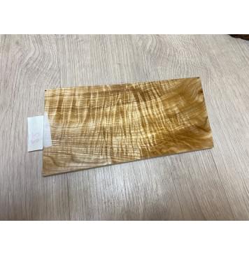 Ясень Оливковый Волнистый заготовка накладки на головку грифа Смешанный ААА Волна АА 6х110х225 мм-5