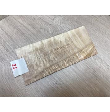 Ясень Оливковый Волнистый заготовка накладки на головку грифа Смешанный ААА Волна АА 7х110х225 мм-2