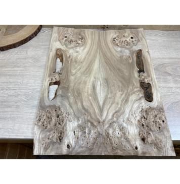 Карагач Кап заготовка на топ Смешанный ААА 10х240х580 мм - 2 шт. (книжкой) Карагач Кап заготовка на топ Смешанный ААА 10х240х580 мм - 2 шт. (книжкой)-0