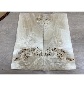 Тополь Кап заготовка на топ Смешанный ААА 9,5х190х415 мм - 2 шт. (книжкой)-0