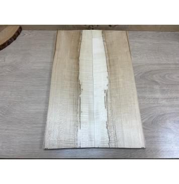 Клён Чёрный Явор, Волнистый заготовка на топ Смешанный ААА Волна АА 17х170х515 мм - 2 шт. (книжкой)-4