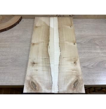 Клён Чёрный Явор, Волнистый заготовка на топ Смешанный А Волна А 16х166х605 мм - 2 шт. (книжкой)-3