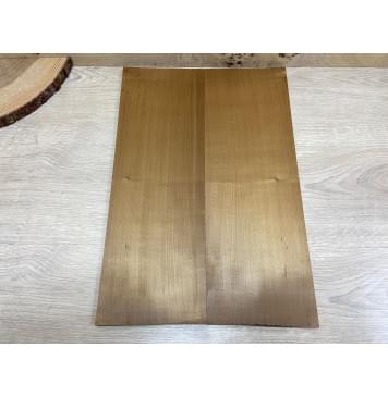 Клён Белый (Печёный) заготовка на топ Радиал А 9х167х480 мм - 2 шт.(книжкой)-2