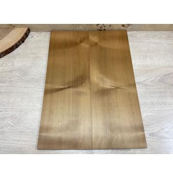 Клён Белый (Печёный) заготовка на топ Смешанный А 9,5х175х490 мм - 2 шт.(книжкой)-0