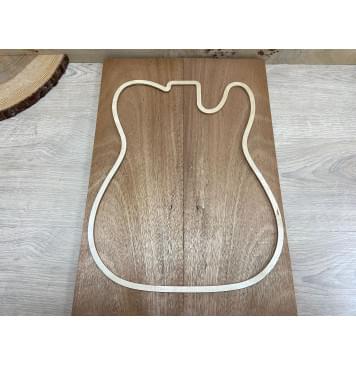 Махагон Кая заготовка на топ Смешанный АА 20х178х510 мм - 2 шт. (книжкой)-3