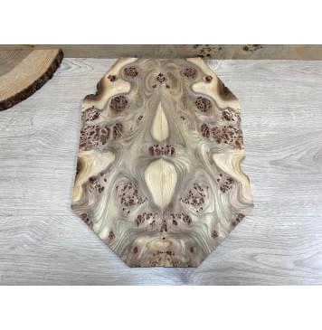 Карагач Кап заготовка на топ Смешанный ААА 9х170х410 мм - 2 шт. (книжкой) Карагач Кап заготовка на топ Смешанный ААА 9х170х410 мм - 2 шт. (книжкой)-0