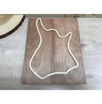 Макоре заготовка на топ для Тревел гитары Смешанный ААА 7х160х390 мм - 2 шт. (книжкой)-2