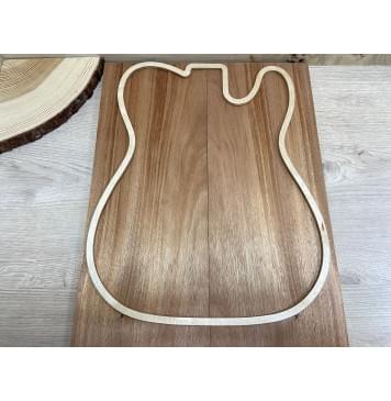 Махагон Кая заготовка на топ Смешанный А 13х177х610 мм - 2 шт. (книжкой)-3