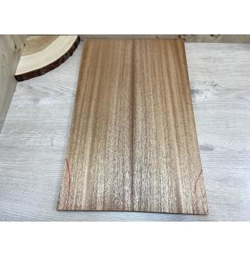 Махагон Кая заготовка на топ Радиал АА 11х163х510 мм - 2 шт. (книжкой)-0