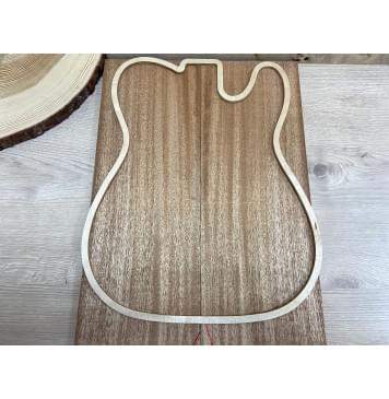 Махагон Кая заготовка на топ Радиал АА 11х163х510 мм - 2 шт. (книжкой)-2