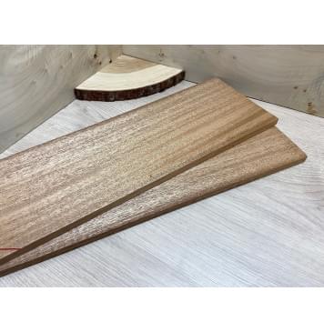 Махагон Кая заготовка на топ Радиал АА 11х163х510 мм - 2 шт. (книжкой)-3