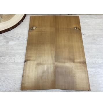 Клён Белый (Печёный) заготовка на топ Смешанный А 9,5х184х505 мм - 2 шт.(книжкой)-0