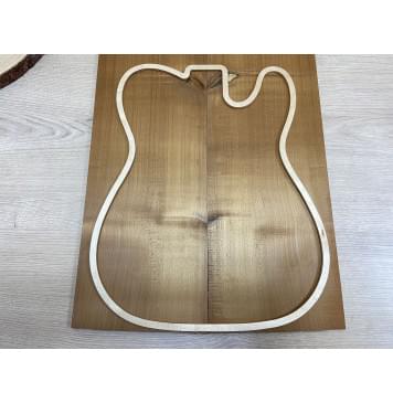 Клён Белый (Печёный) заготовка на топ Смешанный А 9,5х184х505 мм - 2 шт.(книжкой)-2