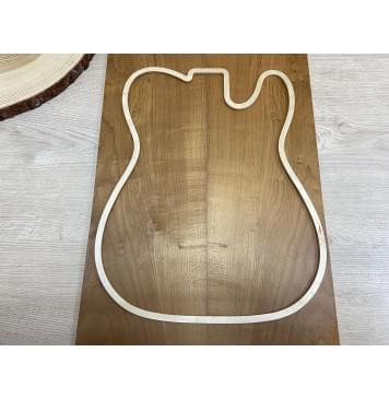 Клён Белый (Печёный) заготовка на топ Смешанный АА 9,5х179х510 мм - 2 шт.(книжкой)-2