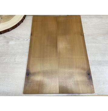 Клён Белый (Печёный) заготовка на топ Радиал А 9х184х530 мм - 2 шт.(книжкой)-0