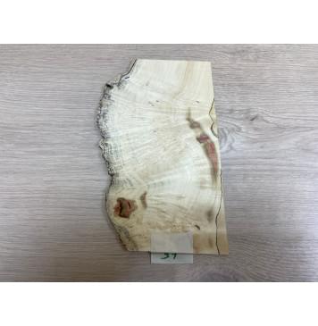 Клён Американский Каповый заготовка накладки на головку грифа Смешанный ААА 4х130-150х240 мм-1