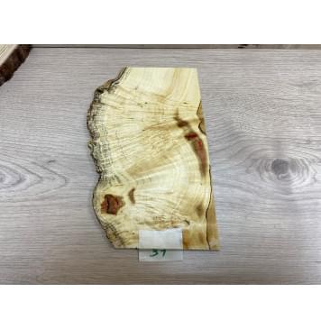 Клён Американский Каповый заготовка накладки на головку грифа Смешанный ААА 4х130-150х240 мм-2