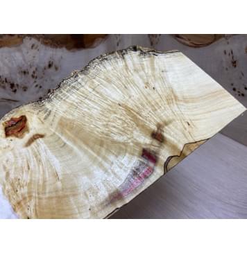 Клён Американский Каповый заготовка накладки на головку грифа Смешанный ААА 4х130-150х240 мм-0