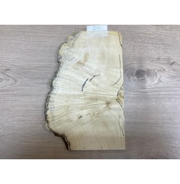Клён Американский Каповый заготовка накладки на головку грифа Смешанный ААА 5х130-150х240 мм-1