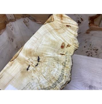 Клён Американский Каповый заготовка накладки на головку грифа Смешанный АА 2х130-150х280 мм-1