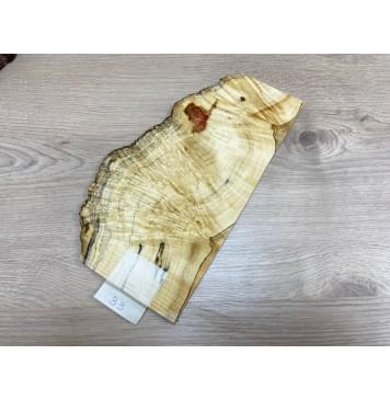 Клён Американский Каповый заготовка накладки на головку грифа Смешанный ААА 5х130-150х280 мм-1