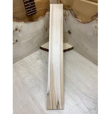 Клён Чёрный заготовка накладки для электрогитары  Смешанный ААА 8х75х540 мм-0