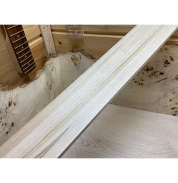 Клён Чёрный заготовка накладки для электрогитары  Смешанный ААА 8х75х540 мм-1