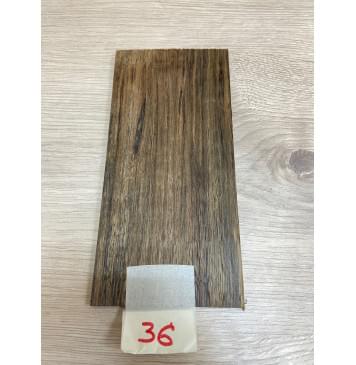 Овенгкол заготовка накладки на головку грифа Смешанный ААА 4х107х215 мм-0