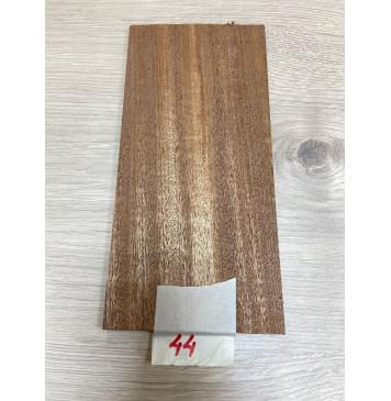 Махагон Кая заготовка накладки на головку грифа Радиал АА 3х106х215 мм-0