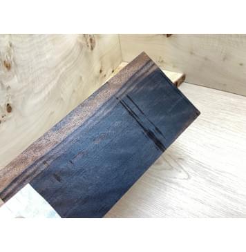 Эбен Чёрный заготовка накладки на головку грифа Смешанный ААА 3-4х98х200 мм-0