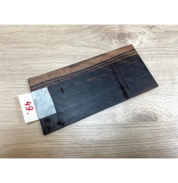 Эбен Чёрный заготовка накладки на головку грифа Смешанный ААА 3-4х98х200 мм-2