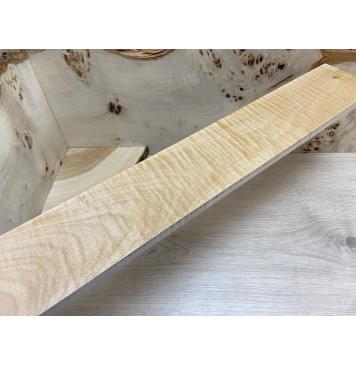 Клён Белый Явор, Волнистый заготовка накладки для электрогитары Смешанный АА Волна АА 10х84х520 мм-1