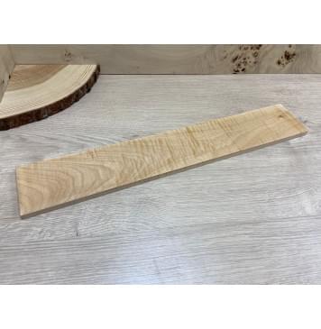 Клён Белый Явор, Волнистый заготовка накладки для электрогитары Смешанный АА Волна АА 10х84х520 мм-3