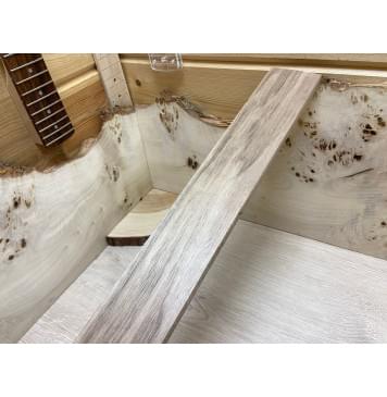 Орех Американский заготовка накладки для электрогитары Смешанный АА 10х67х545 мм-2